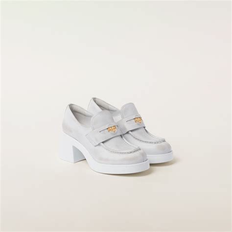 miu miu loafers sale|miumiu lace up shoes.